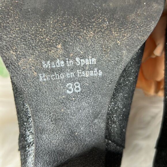 KG by Kurt Geiger Suzie Pewter Silver Metallic Suede Ankle Boots Size - Picture 11 of 13